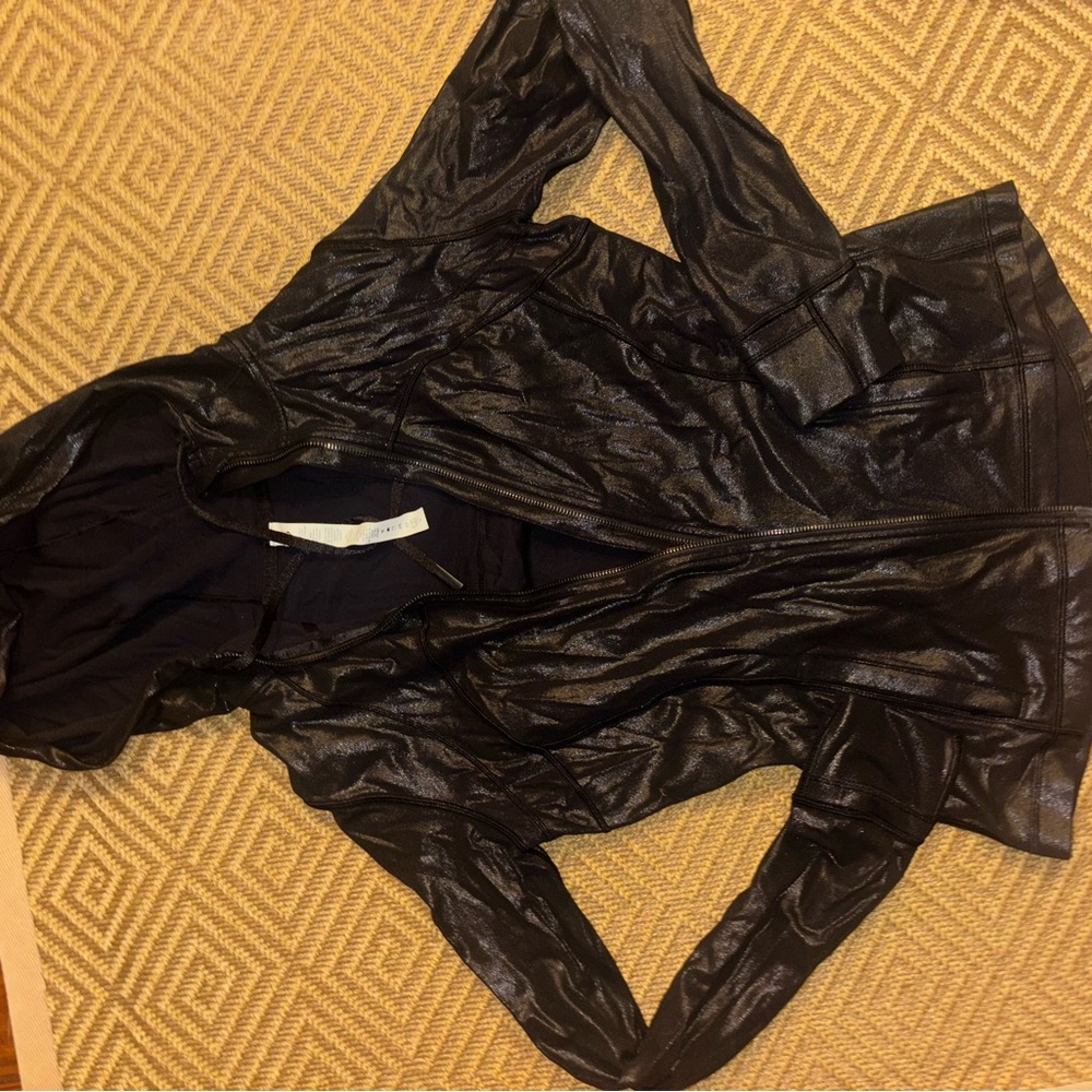 lululemon athletica Glossy Black Jacket